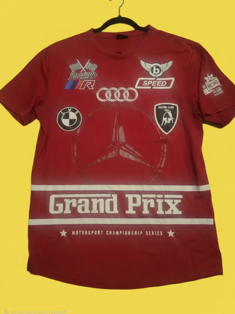 Grand Prix Racing Graphic Tee - Unbranded Red
